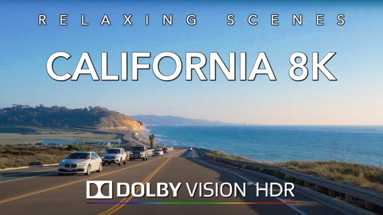 Driving Southern California San Diego Coast in 8K Dolby Vision HDR – Oceanside to Coronado