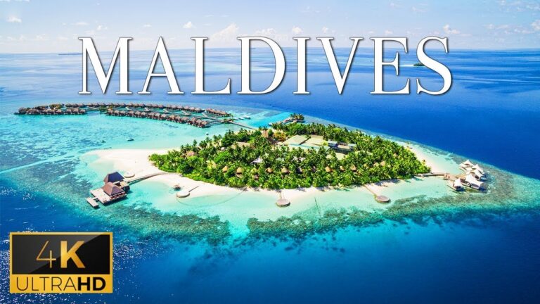 FLYING OVER MALDIVES (4K UHD) – Relaxing Music Along With Beautiful Nature Videos(4K Video Ultra HD)