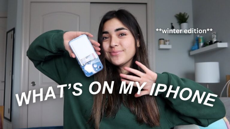 WHAT'S ON MY IPHONE | winter edition ☃️