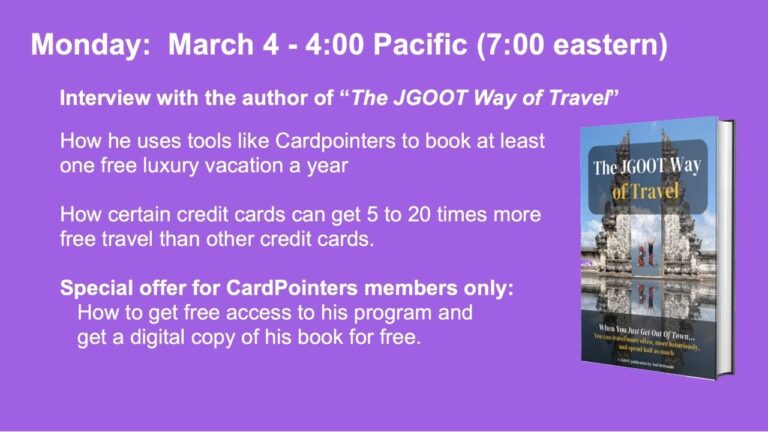 Interview with author of "The JGOOT Way of Travel"