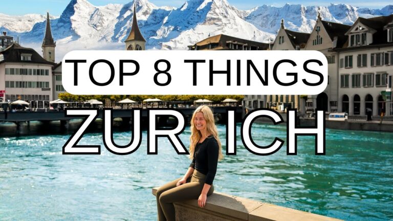 8 Best Things To Do In ZÜRICH Switzerland in 2024!