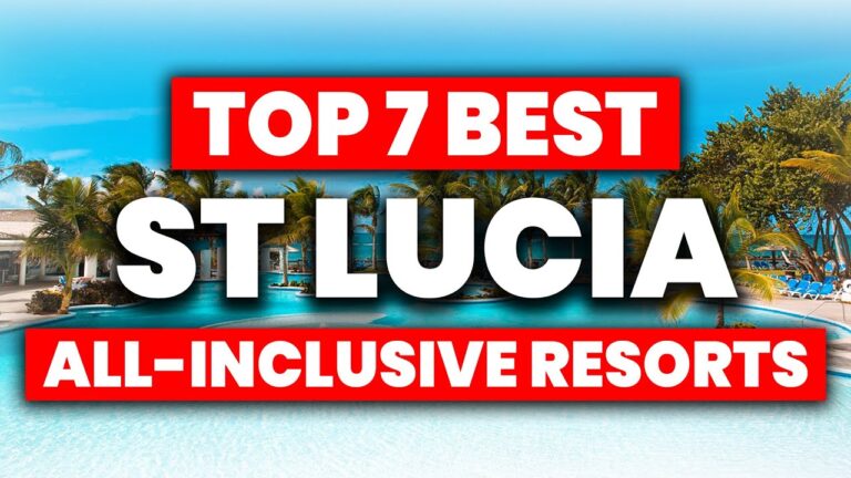 NEW | Top 7 BEST All Inclusive Resorts In St Lucia (2024)