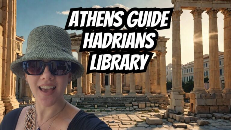 Athens Travel Guide of Hadrians Library in Athens Greece!