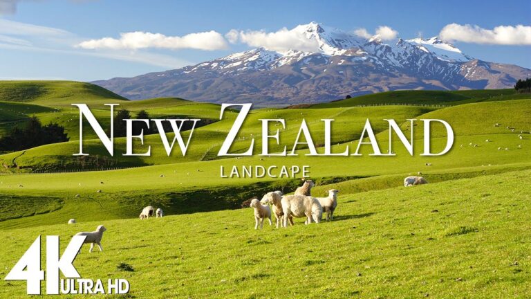 FLYING OVER NEW ZEALAND 4K UHD – Relaxing Music Along With Beautiful Nature Videos – 4K Video