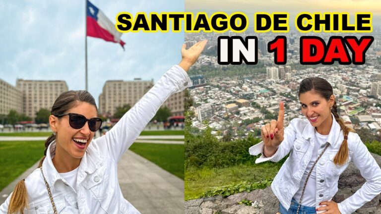 ONE DAY in SANTIAGO DE CHILE GUIDE / What to do/ What to see/ What to eat