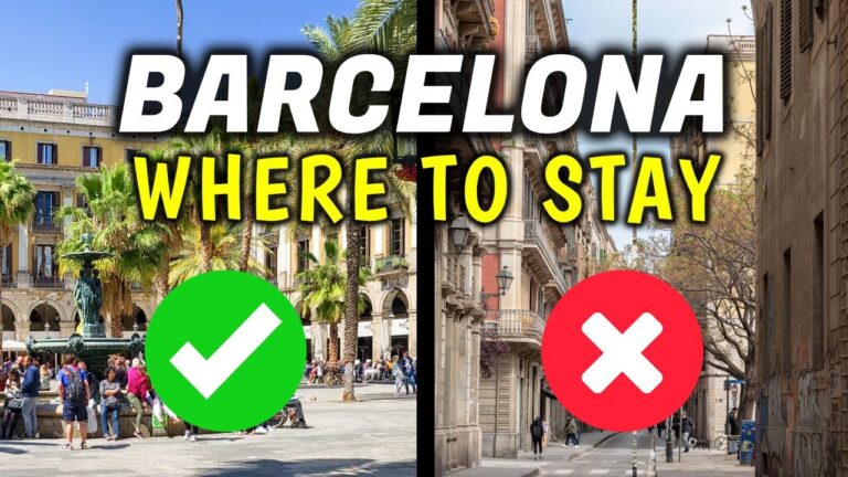 Top 3 BEST and WORST Places to Stay in Barcelona, Spain | Where to Stay in Barcelona