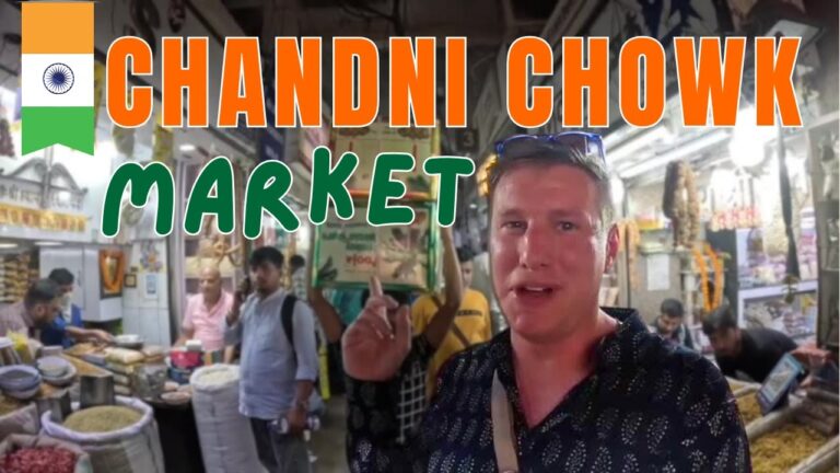 Delhi’s craziest market – Chandni Chowk Street Food Tour 🇮🇳