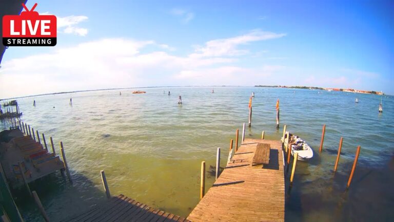 🔴 Venice Italy Live Cam – Laguna Nord Venice – Stream from Cantieri Biasin – Instant Weather