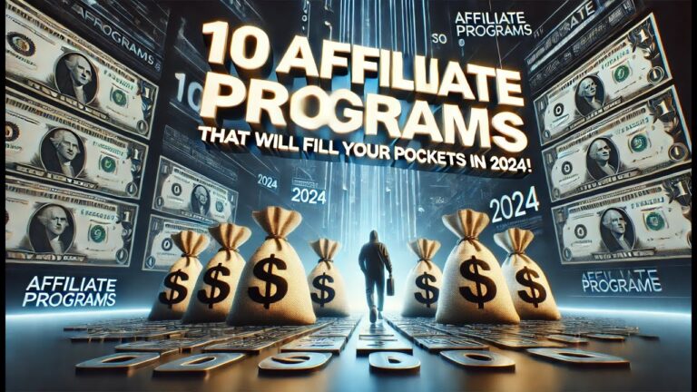 10 Affiliate Programs That Will Fill Your Pockets in 2024! 💰 #moneymindset #affiliatemarketing